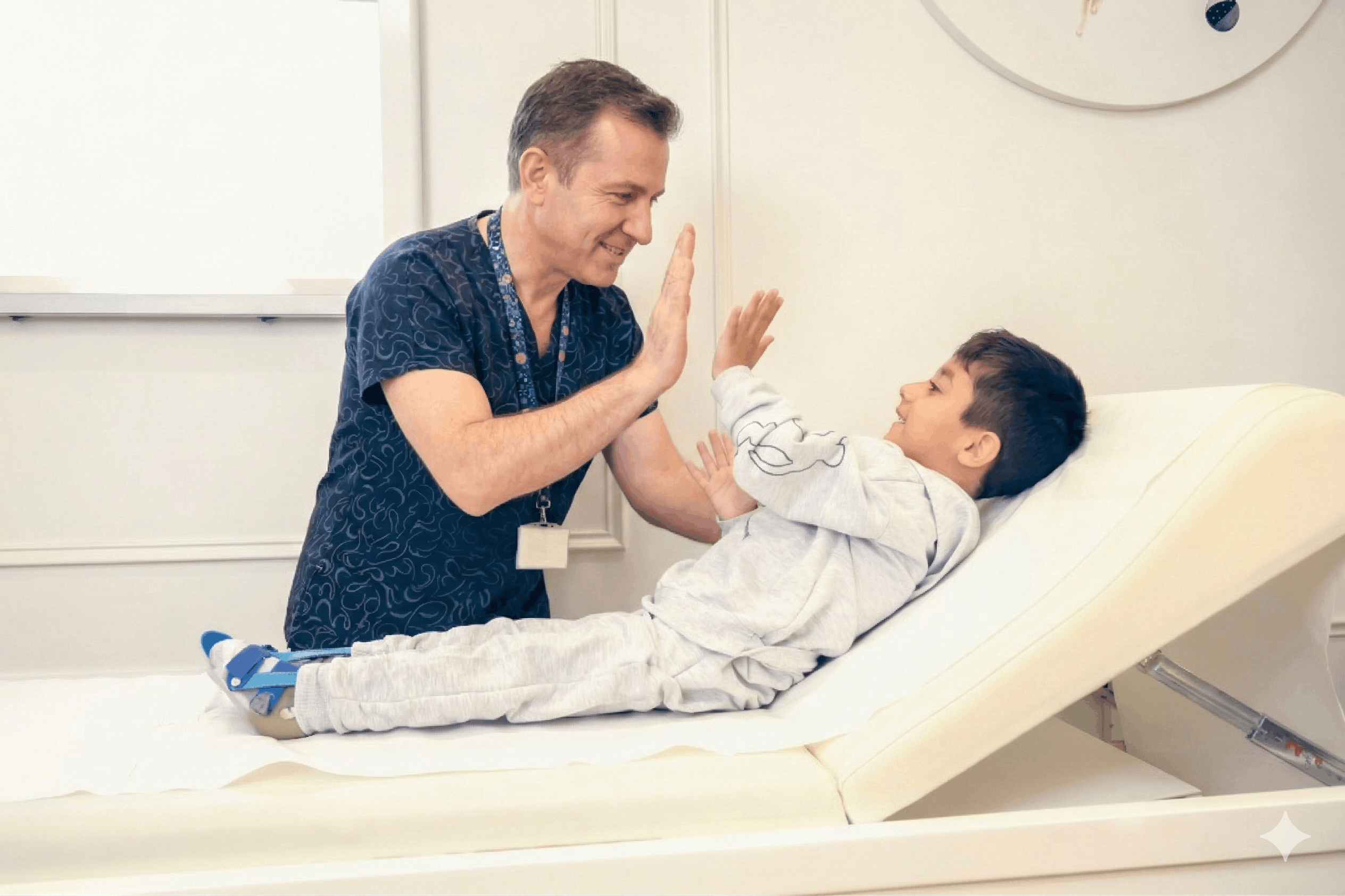 Medical specialist reviewing patient treatment timelines