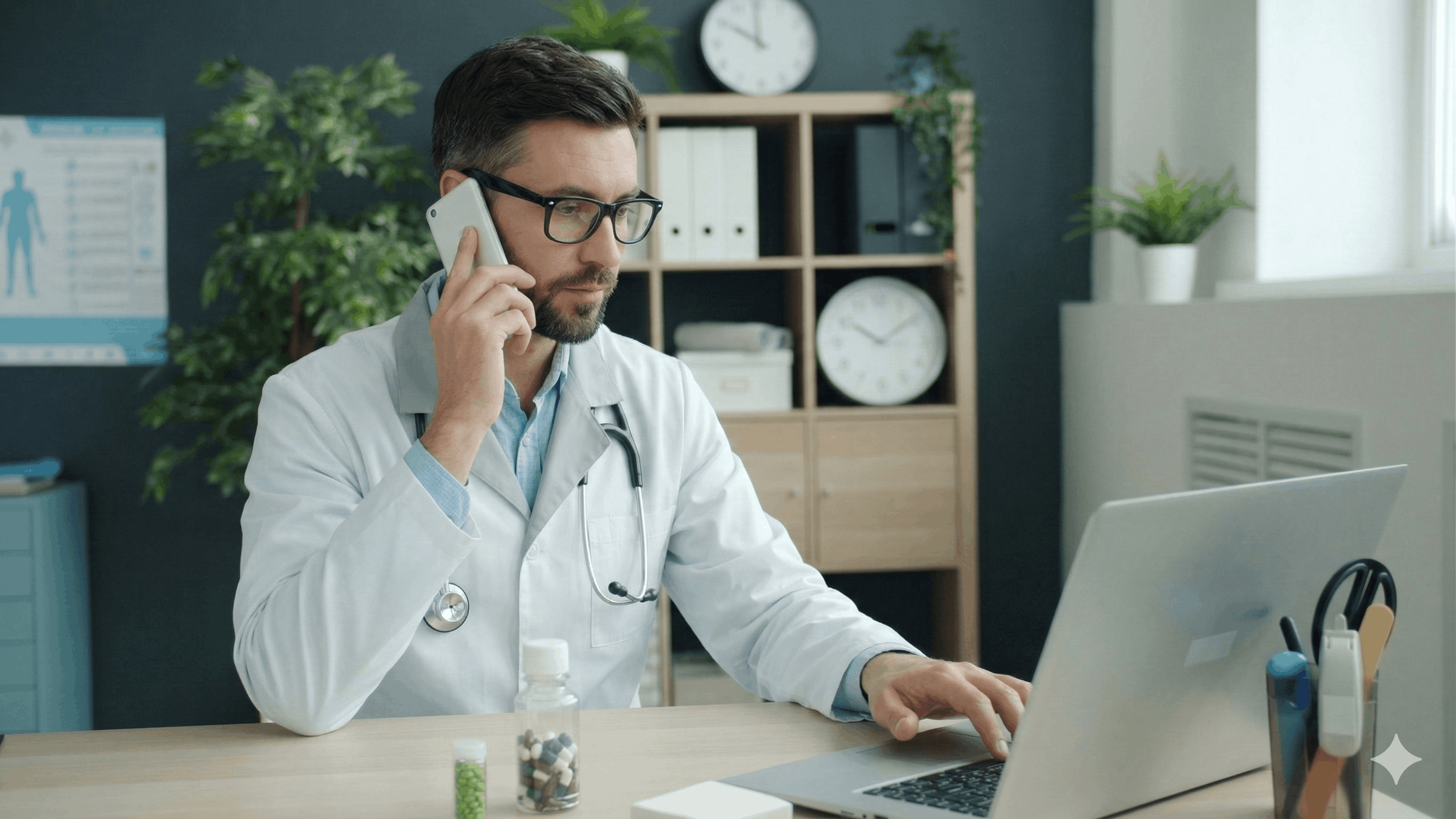 Care coordinator reviewing prior authorization documentation